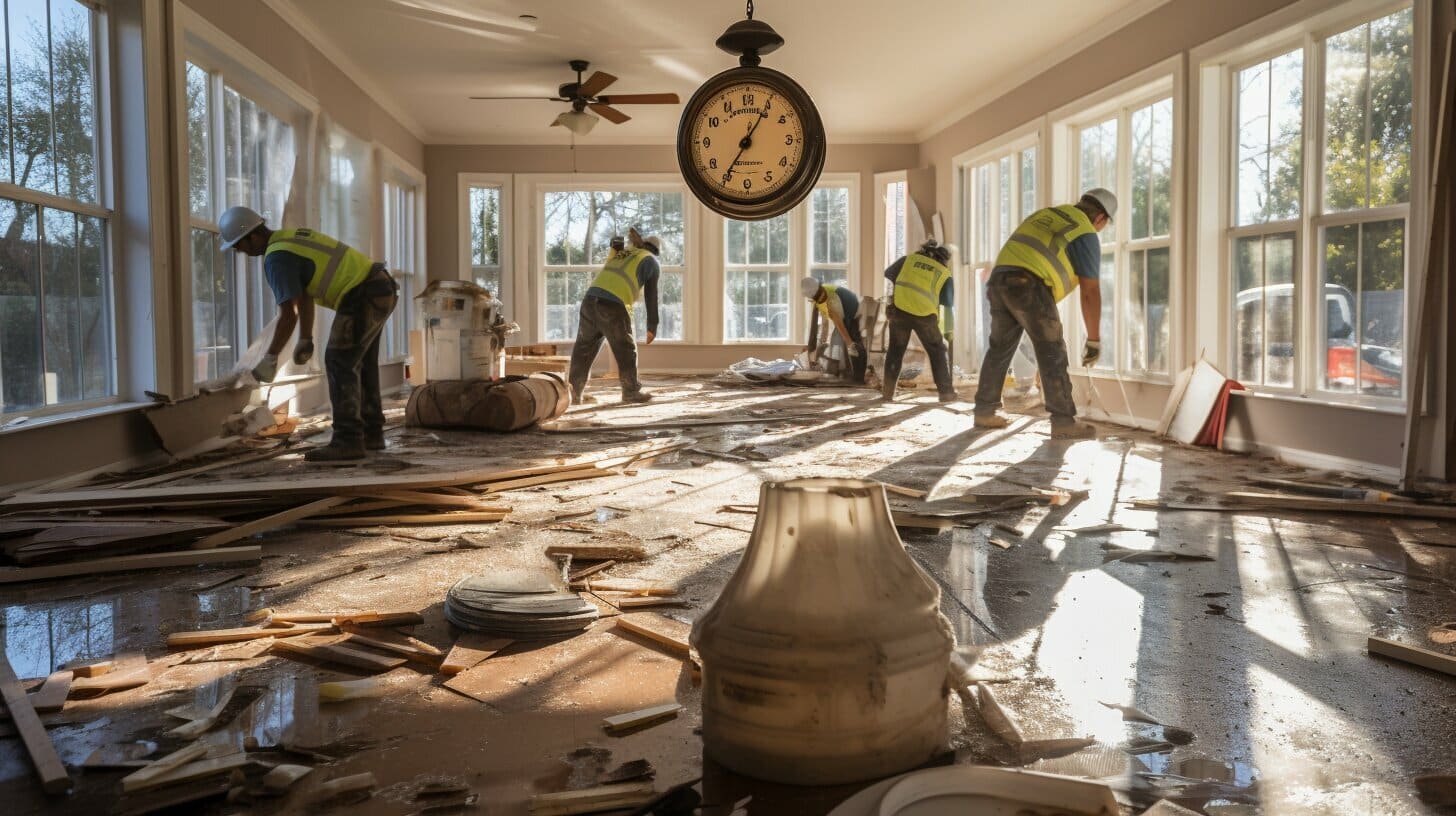 How long does it take to restore a home after water damage?